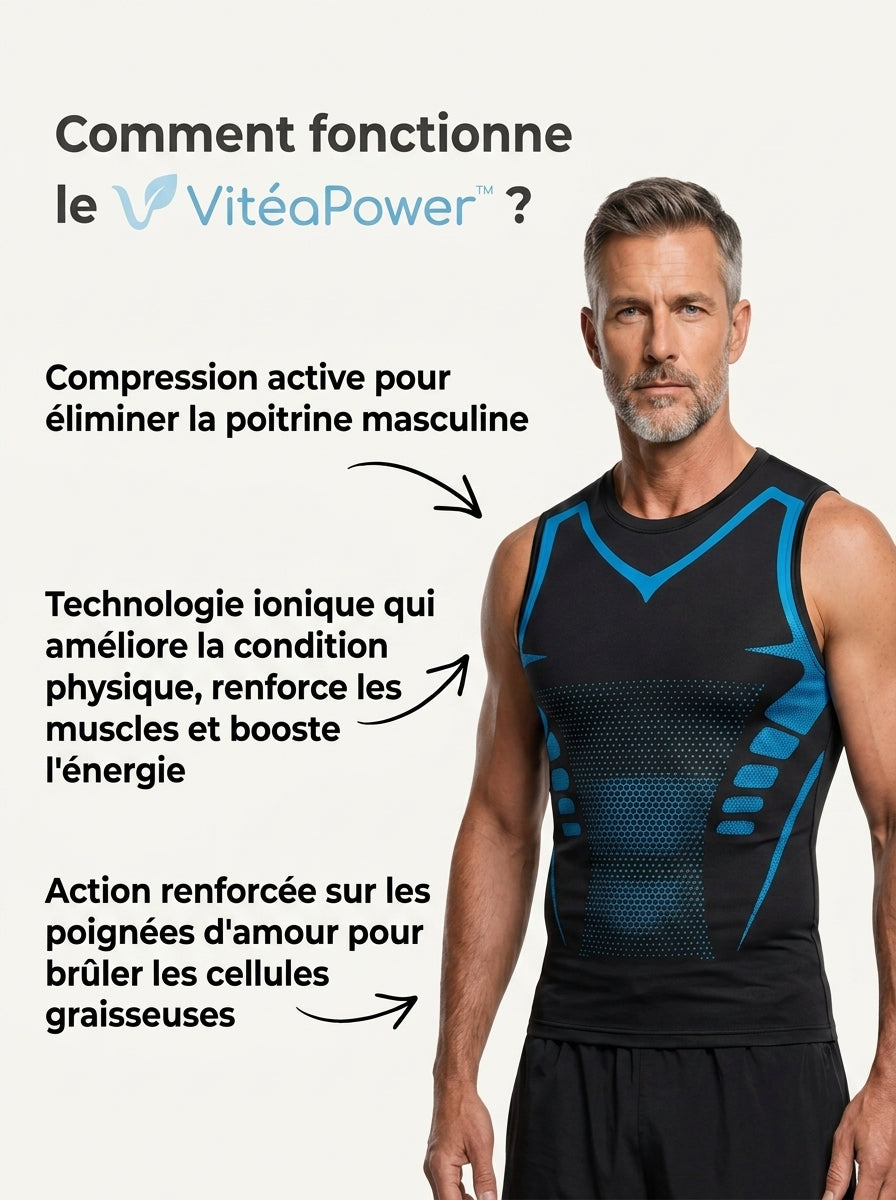 VitéaPower™ | Plus besoin de rentrer le ventre. Il reste plat tout seul.