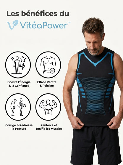 VitéaPower™ | Plus besoin de rentrer le ventre. Il reste plat tout seul.