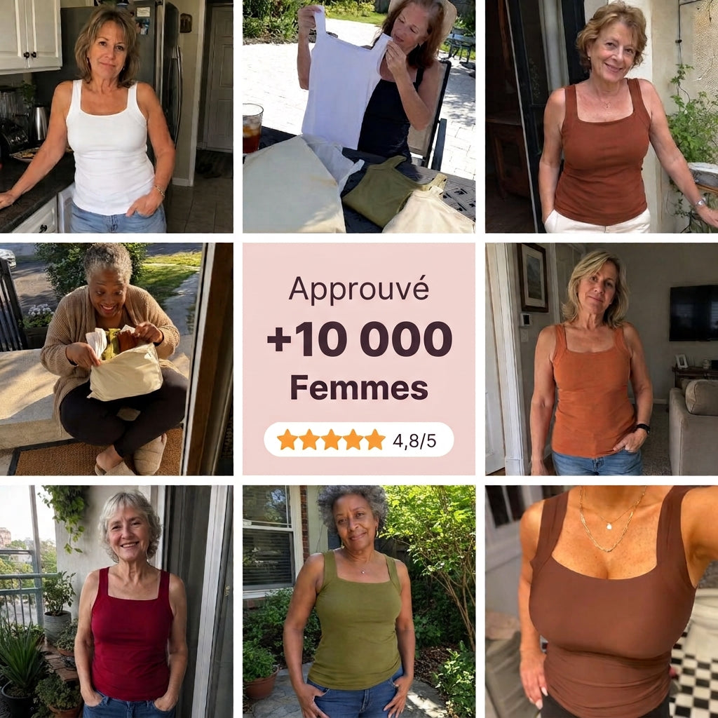 Débardeur sculptant à soutien-gorge intégré